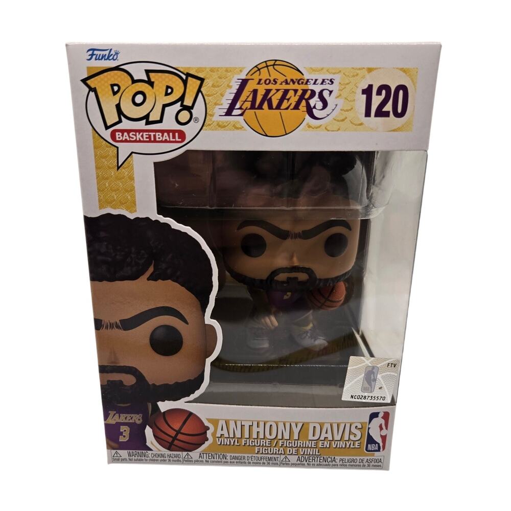 FUNKO POP! ANTHONY DAVIS – LAKERS – #120 – SPECIAL EDITION – NBA VINYL FIGURE